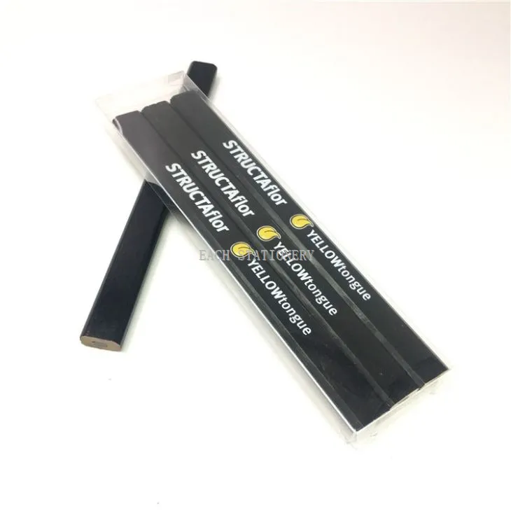 3pcs PVC Box Pack Of Carpenter Pencil